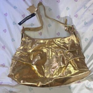 Gold Shoulder Bag